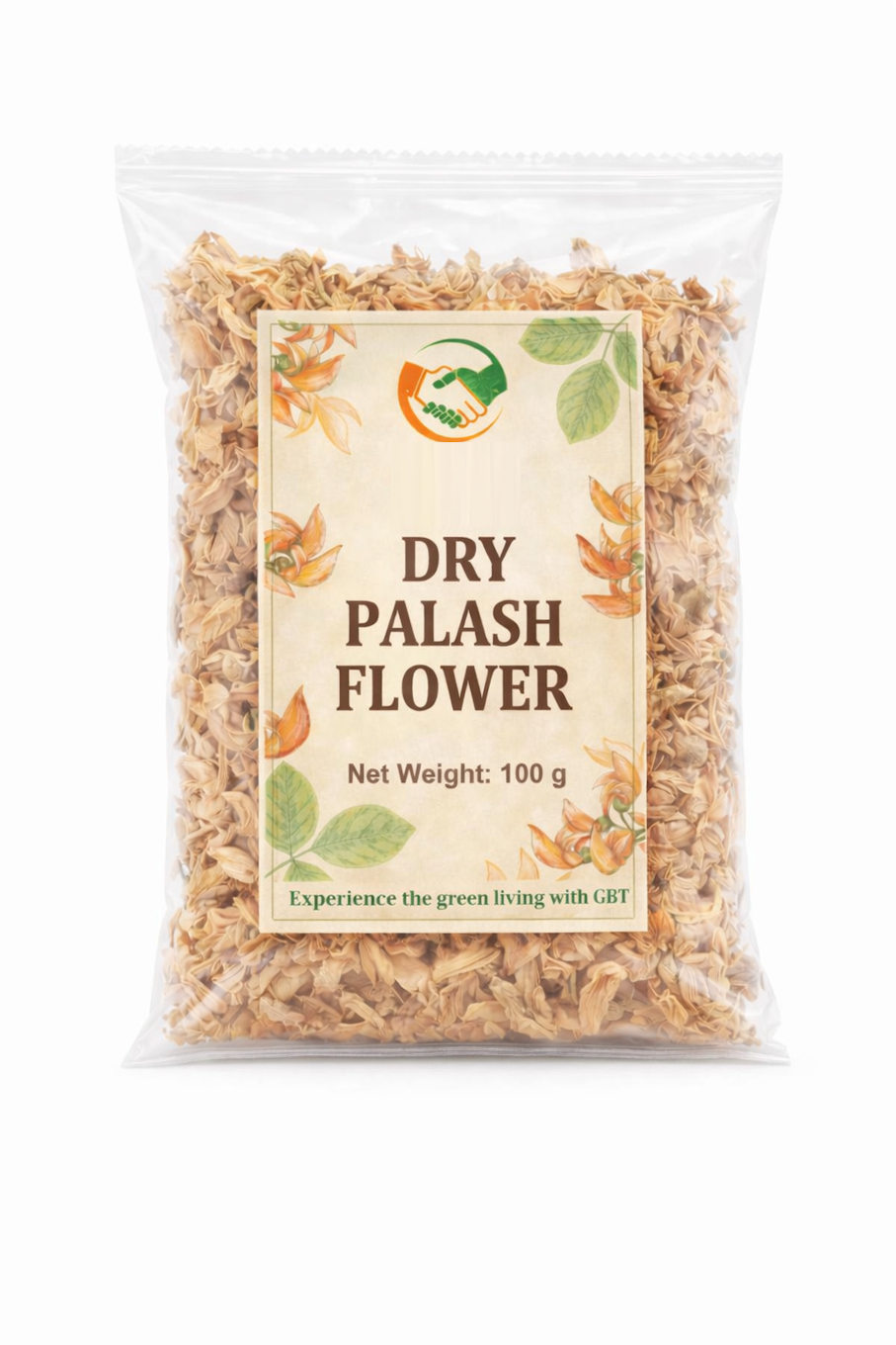 Dry Palash Flower Natural Herbal Pack 100g