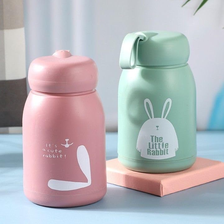 Glass Bottle Set 320ml Cute Design