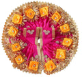 Handmade Beautifull Laddu Gopal Ji Poshak With Stone Work Size