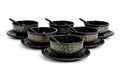 Melamine Soup Bowl Set with Spoons (6Pc)