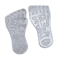 Laxmi Charan Pure Silver Use in Laxmi puja (4gm) 1 Jodi