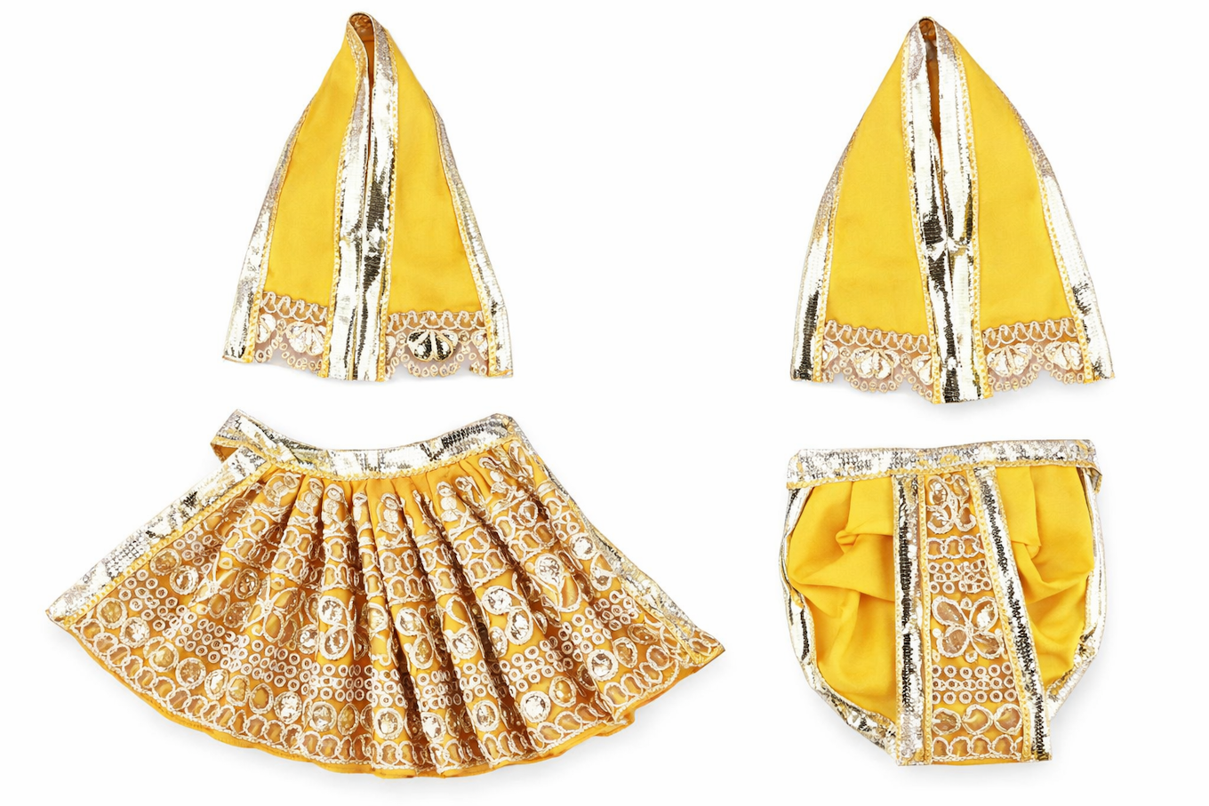 Ethnic Deity Dress for Mandir Idol Decoration