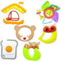 Colorful Rattle Teether Set 6pcs