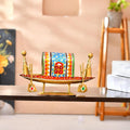 Metal Boat Showpiece Home Decor Item