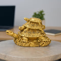 Golden Turtle Family Feng Shui Decor
