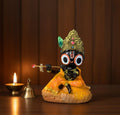 Handcrafted Lord Jagannath Krishna Idol
