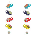 Elephant MDF Wall Art Hanging Set of 2