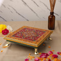 Hand-Painted Wooden Chowki Platform 8
