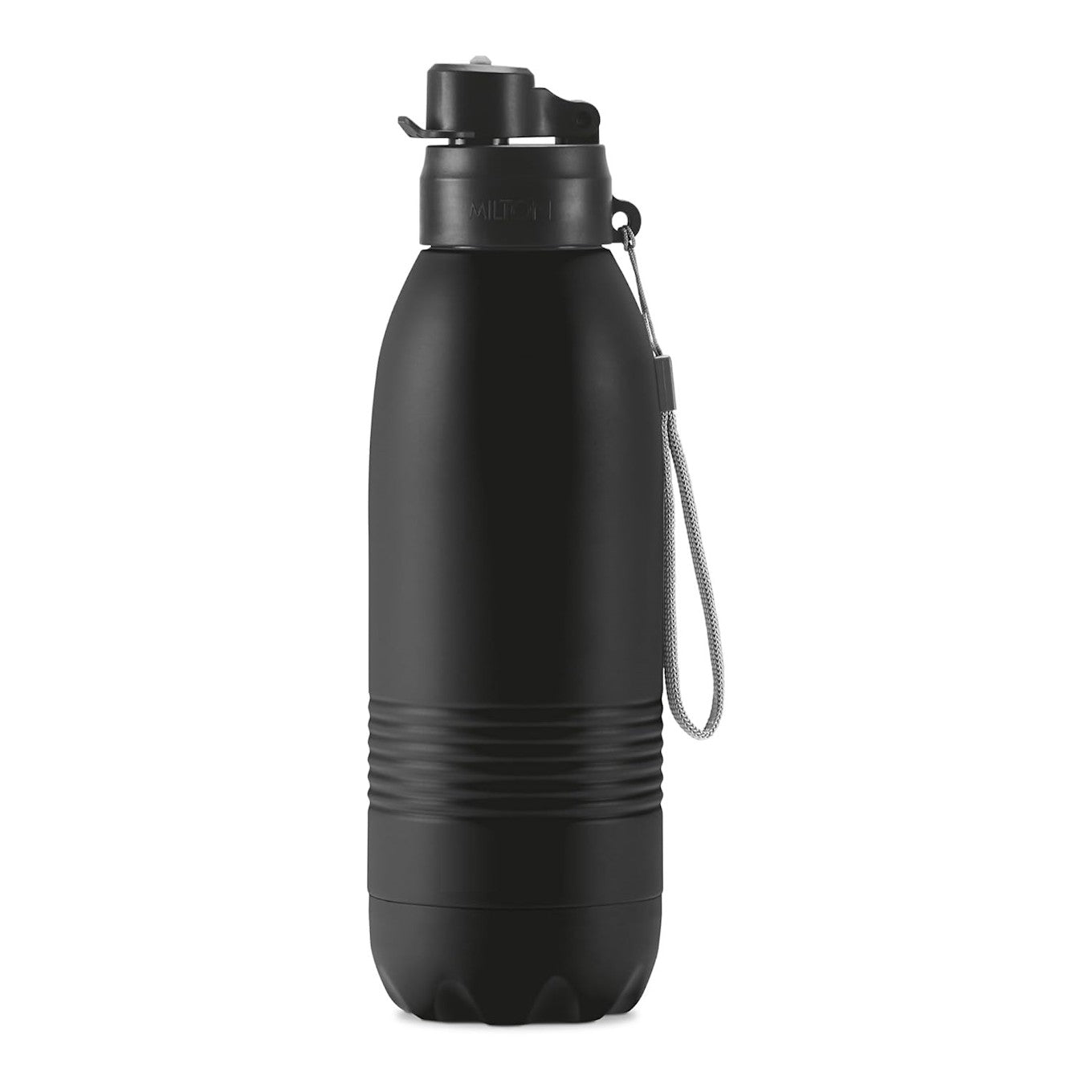 Climb 1100ml Steel Sipper Bottle Black