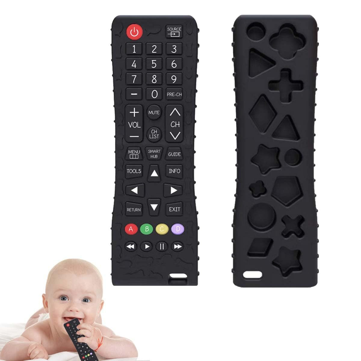 Remote Shape Silicone Teether