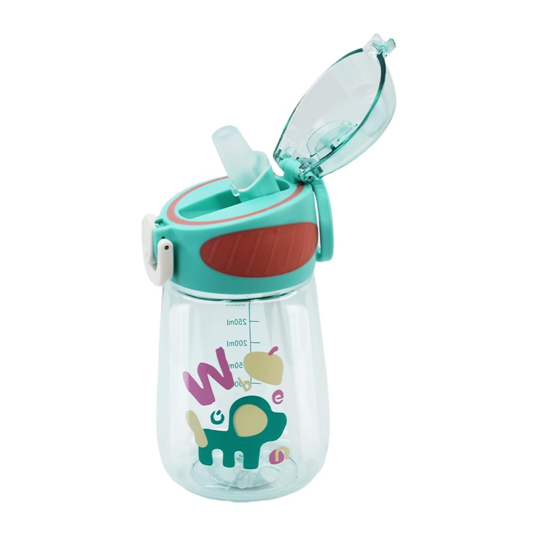 Sippy Kids 400ml Plastic Bottle Green