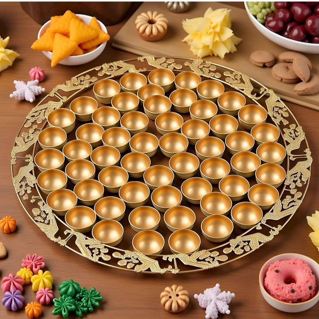 56 Bhog Decorative Pooja Thali 20 Inch