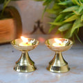 Pure Brass Neeranjan Diya 2 Inch