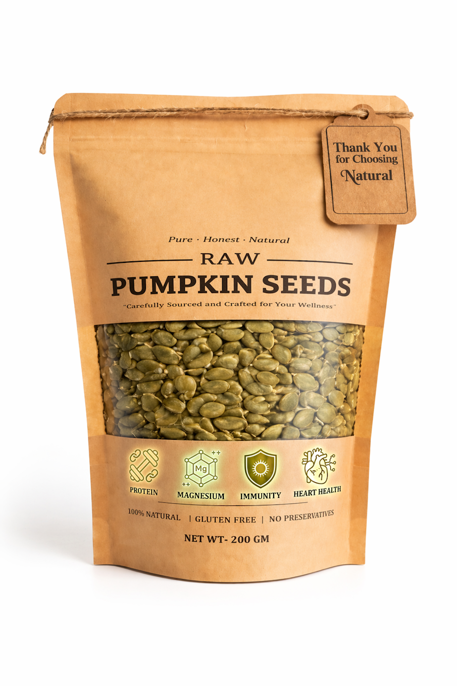 Raw Pumpkin Seeds 200g Natural
